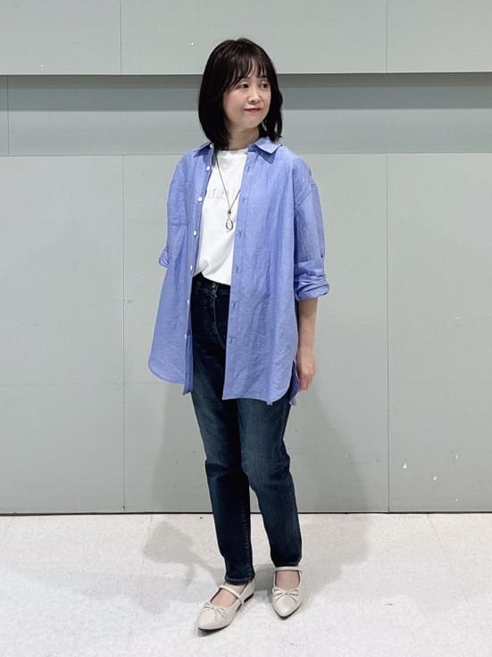 makiさんの「UNTITLED｜【Healthy DENIM&times;UNTITLED】別注 R Mrytle（リマートル）テーパードデニム」を使ったコーディネート