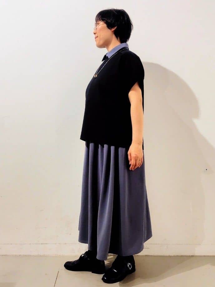 kodamaさんの「THE SHOP TK｜◆フレンチ袖プルオーバー【毛玉になりにくい/接触冷感/UV/洗濯機OK】」を使ったコーディネート