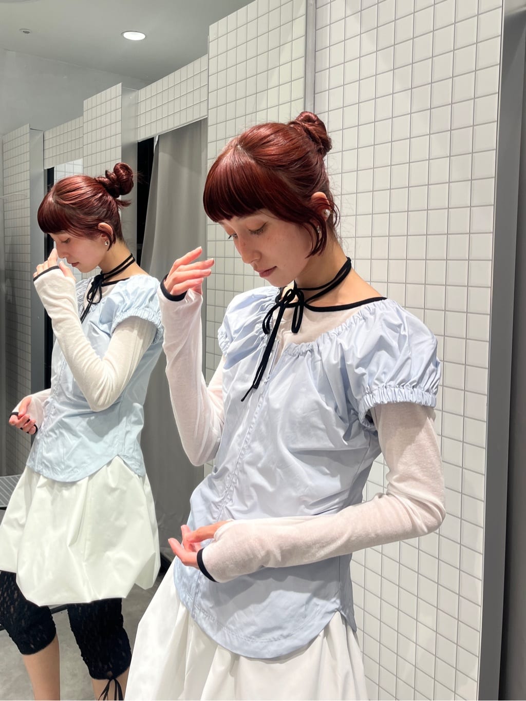 Rielさんの「CODE A｜lace leggings」を使ったコーディネート