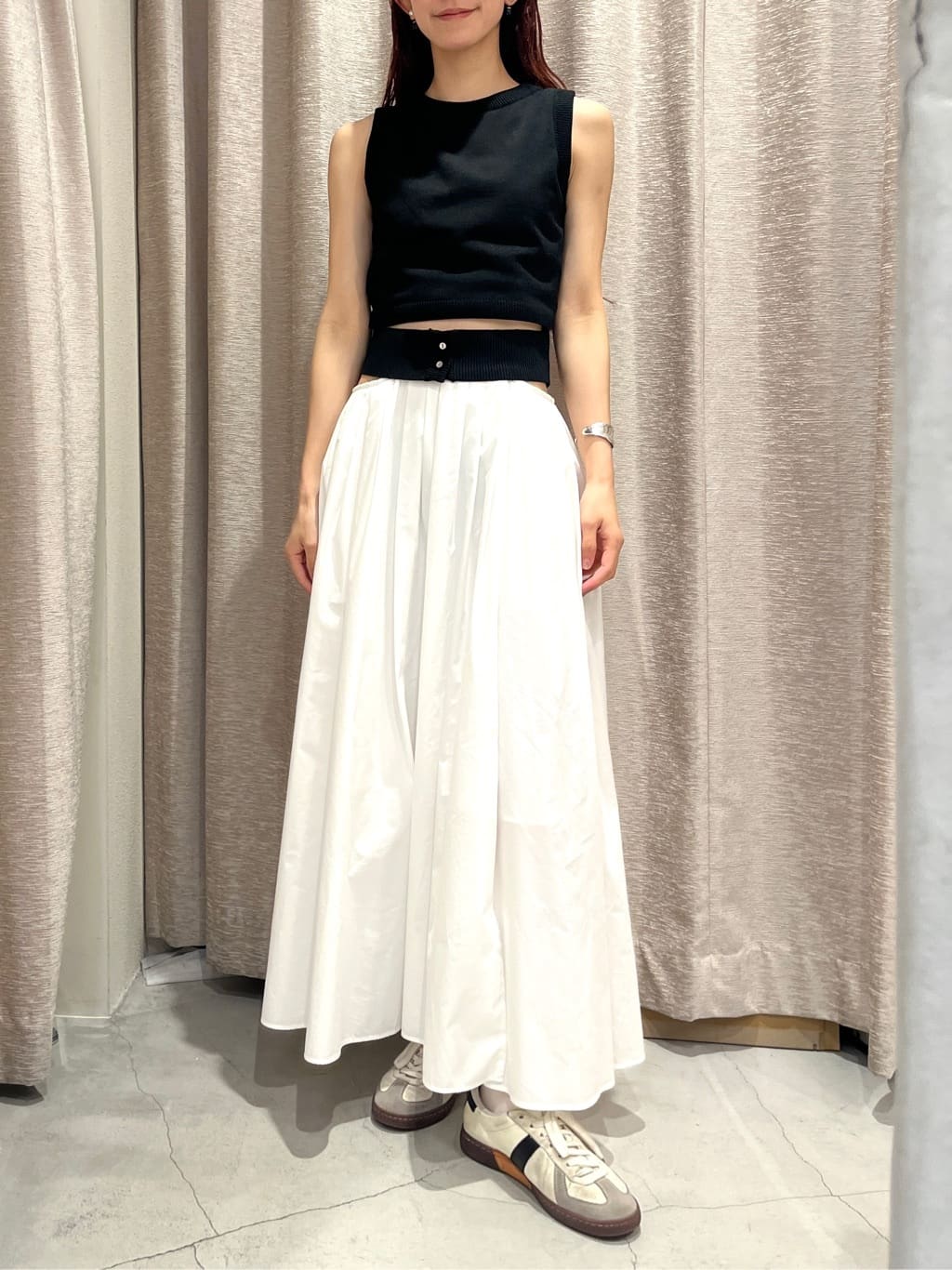 Rielさんの「CODE A｜design knit tank」を使ったコーディネート