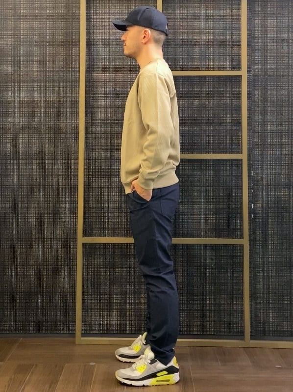 くらさんの「THE SHOP TK｜【オールシーズン穿ける！】7DAYSストレッチへリンボンパンツ　ON&hArr;OFF兼用」を使ったコーディネート