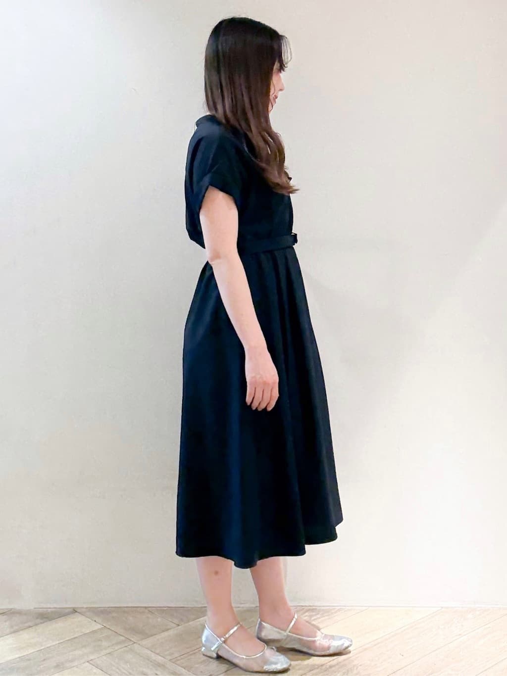 sayaさんの「index｜《7色展開／XS-LLサイズ》ダブルポケットスキッパーシャツワンピース【吸水速乾／防シワ／イージーア」を使ったコーディネート
