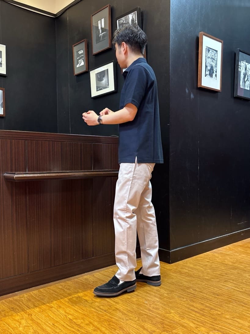KEIさんの「TAKEO KIKUCHI｜【抗菌防臭】COOL DOTS（R）ドビープリント ジャケット」を使ったコーディネート