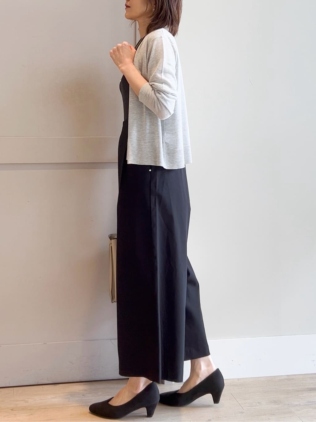 yamakoさんの「grove｜サマーハイパーストレッチワイドパンツ」を使ったコーディネート