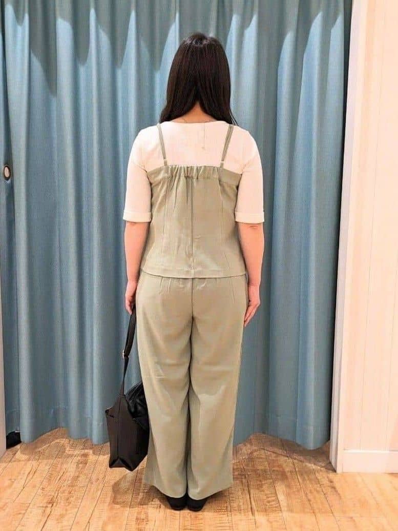 Miさんの「SHOO･LA･RUE｜◆【2WAY】クリアしずく玉ネックレス」を使ったコーディネート