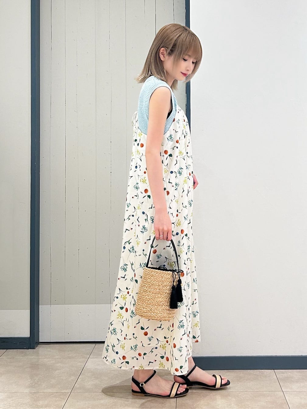 yukinoさんの「grove｜◆【コラボITEM】DILIGENCE PARLOUR キャミワンピース」を使ったコーディネート