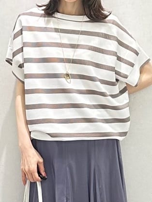 Miwaさんの「UNTITLED｜ライトダブルリングネックレス」を使ったコーディネート