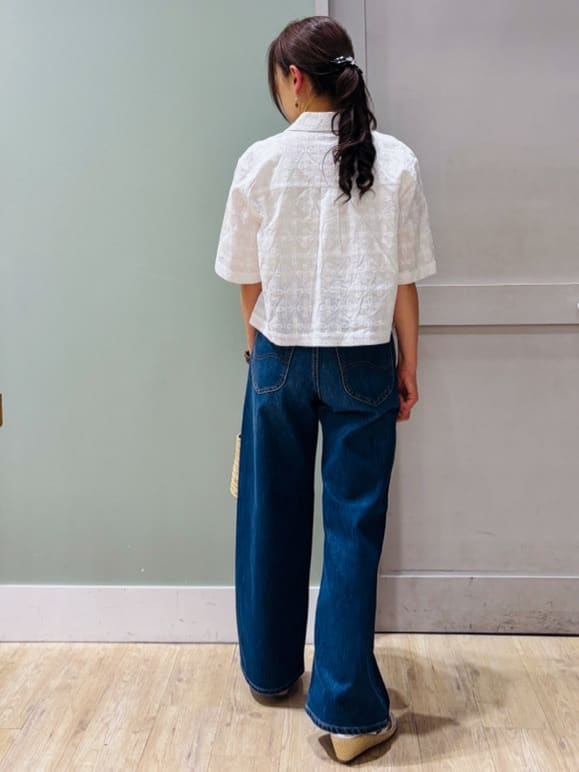 Komi☆さんの「grove｜【Lee&times;grove別注】WIDE DENIM PANTS」を使ったコーディネート