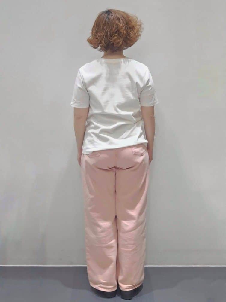 ゆきをさんの「OPAQUE.CLIP｜◆《5色展開／SS-LLサイズ》ベーシックTシャツ【UV／接触冷感／洗濯機洗い可】」を使ったコーディネート