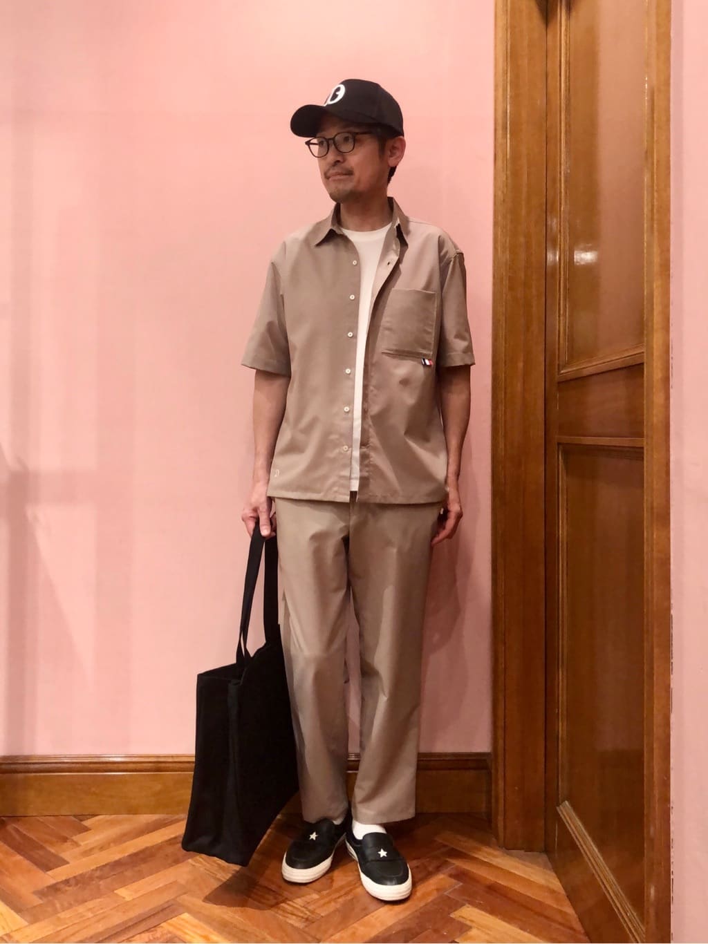 OKJさんの「DRESSTERIOR｜Dロゴ メッシュキャップ」を使ったコーディネート