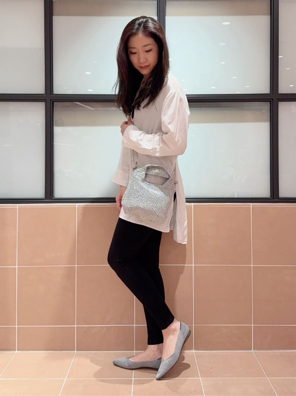 kaoriさんの「ESPERANZA｜Oito和紙フラットパンプス」を使ったコーディネート