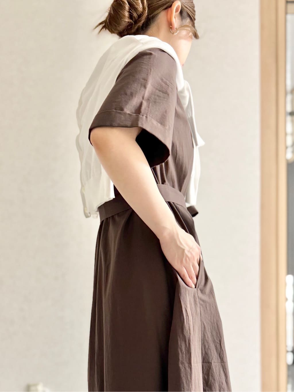 sayuさんの「UNTITLED｜◆【11色展開/コットン100/アンサンブル可能】クルーカーディガン」を使ったコーディネート