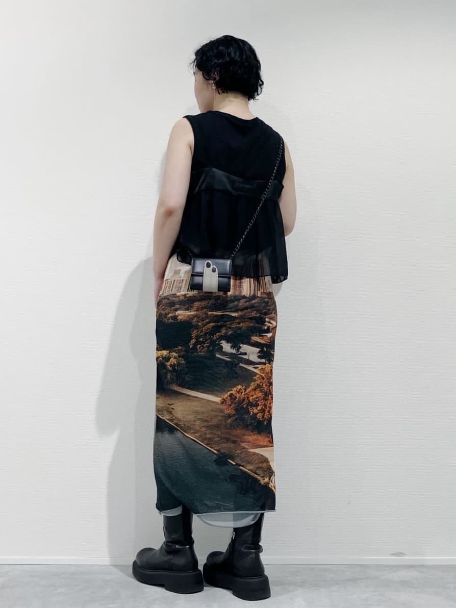 Cさんの「HIROKO HAYASHI｜チェーン付長財布用 ロングチェーン」を使ったコーディネート