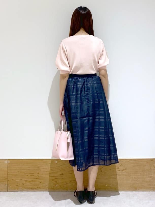Hatsuneさんの「OPAQUE.CLIP｜《6色展開／XS-LLサイズ》ドライタッチ デザインスリーブニット【洗濯機洗い可／接触冷感／抗ピル】」を使ったコーディネート