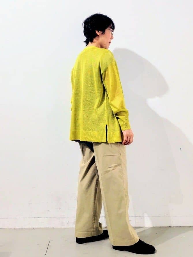 kodamaさんの「THE SHOP TK｜◆シアーカーディガン【洗濯機OK】」を使ったコーディネート