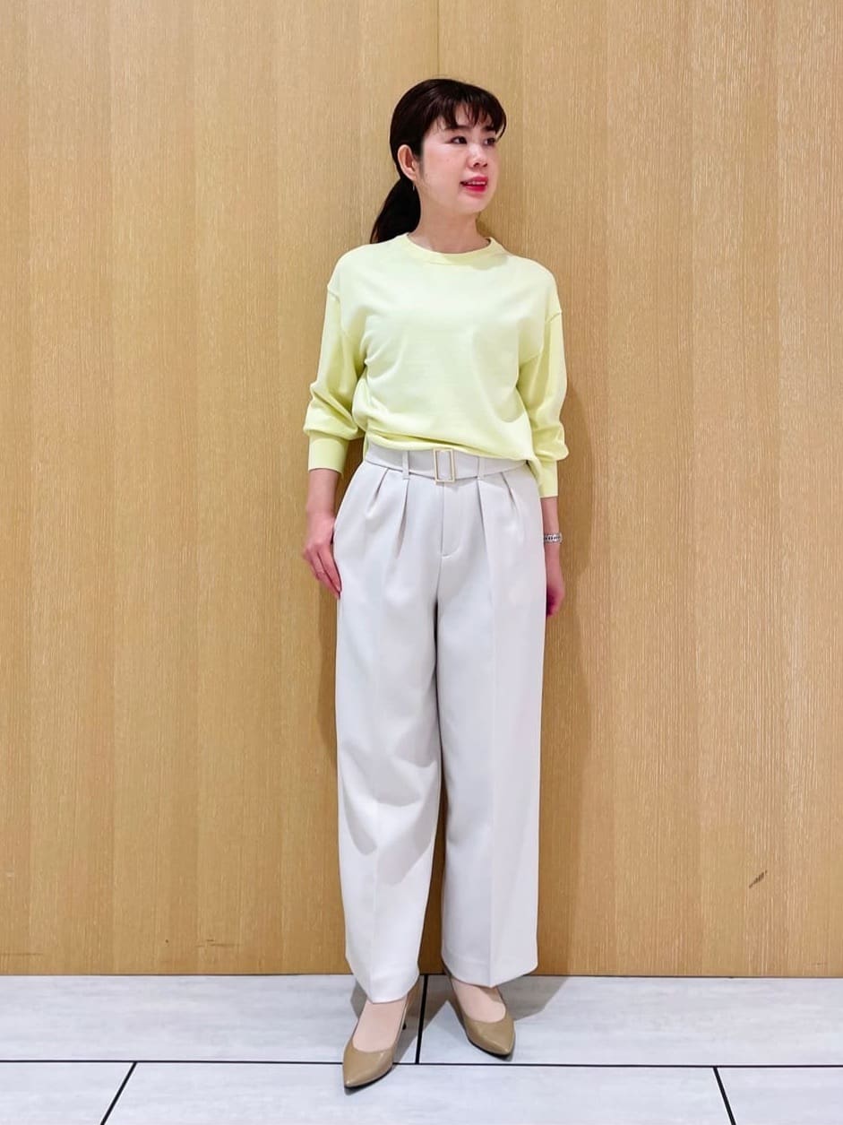 CHISATOさんの「UNTITLED｜◆【きれいめ/軽羽織り】コットンライク クルーネックジャケット」を使ったコーディネート