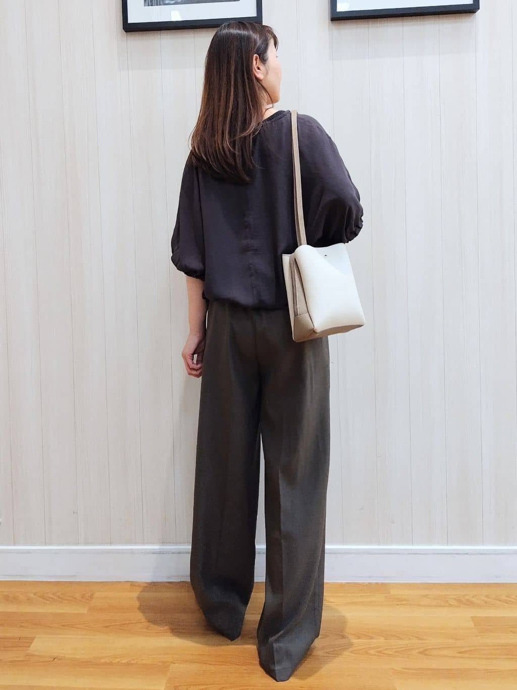yseさんの「SHOO･LA･RUE｜◆【洗える】ニットポインテッドローファー」を使ったコーディネート