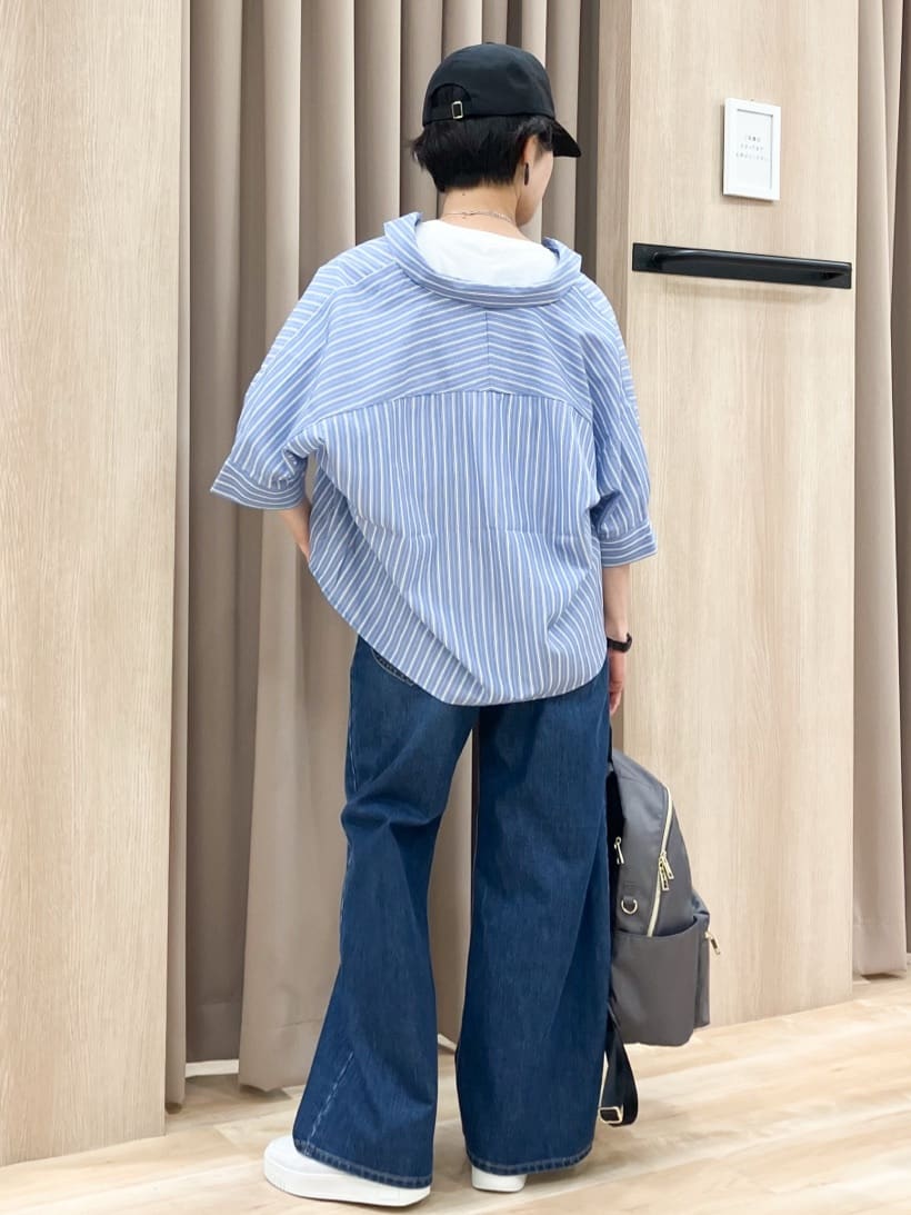 Keiさんの「grove｜【Lee&times;grove別注】WIDE DENIM PANTS」を使ったコーディネート