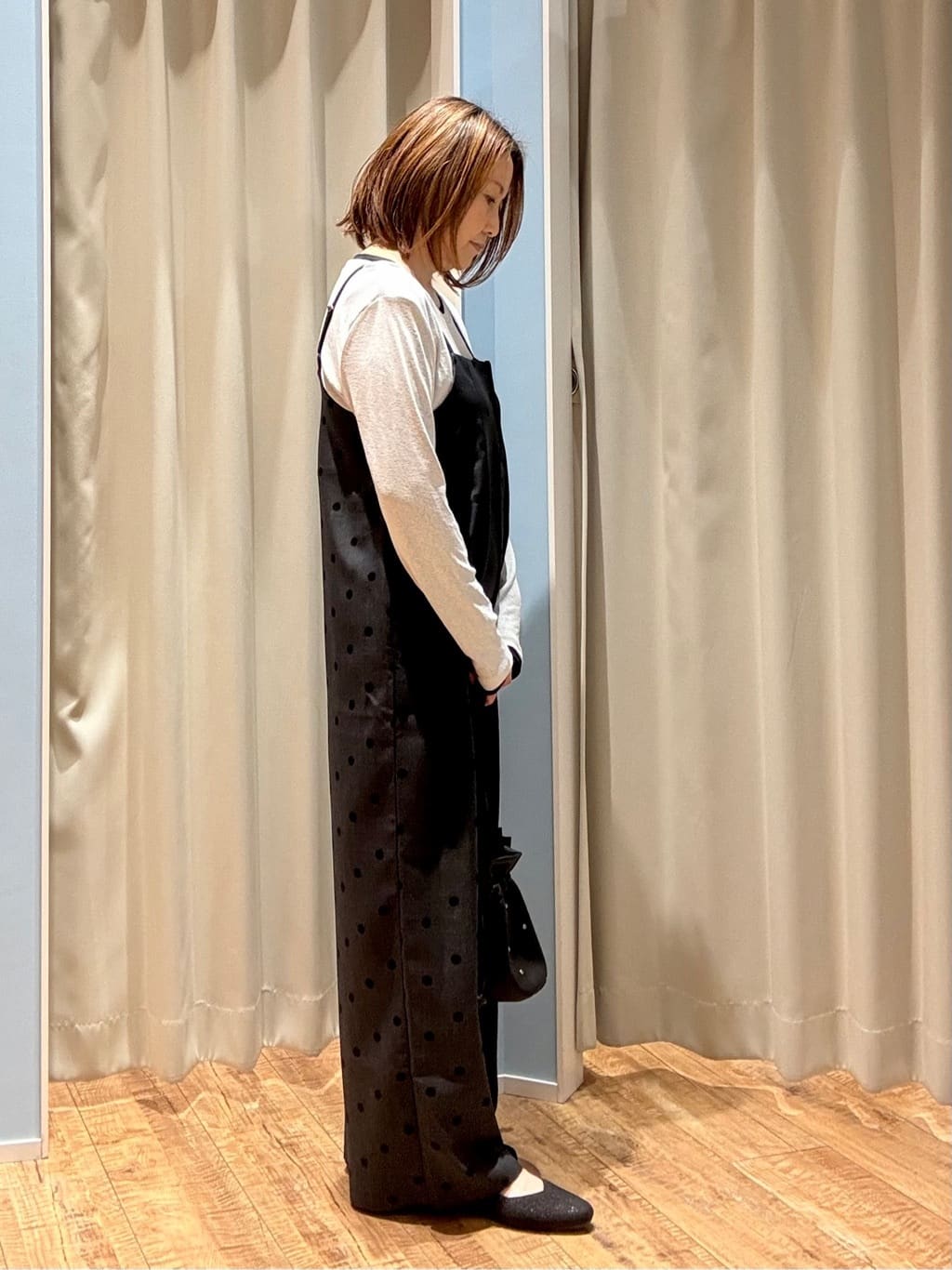 yuさんの「SHOO･LA･RUE｜◆【洗える/S-LL/2点セット】1セットあると便利 シアーレイヤードロンTセット」を使ったコーディネート
