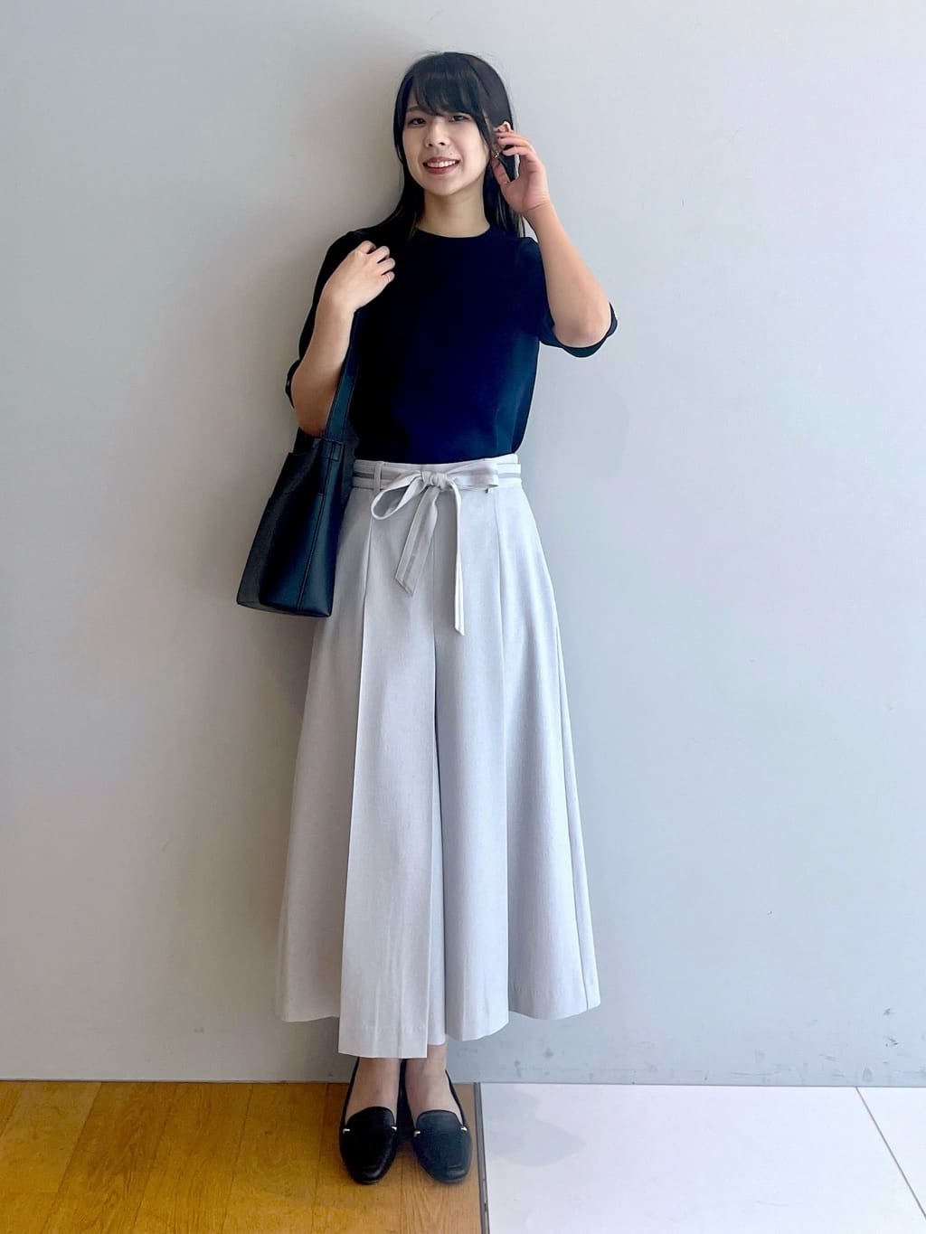 cotaniさんの「grove｜◆サッシュベルトスカートライクパンツ」を使ったコーディネート