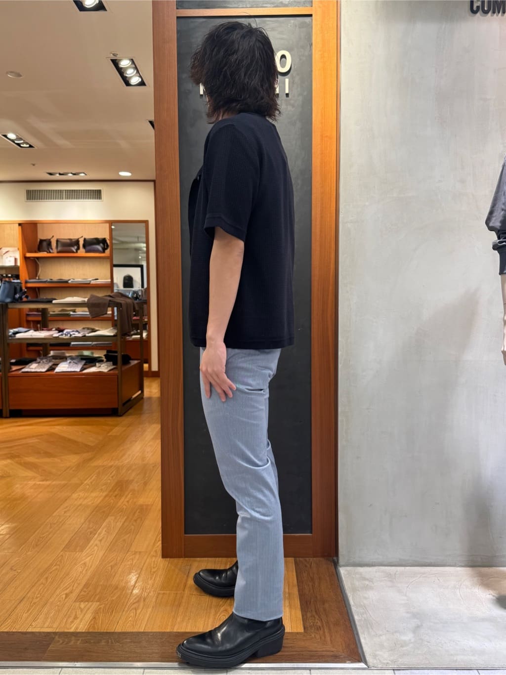 たくやさんの「TAKEO KIKUCHI｜【全7サイズ&times;8色展開！】トップマルチヘリンボン パンツ」を使ったコーディネート