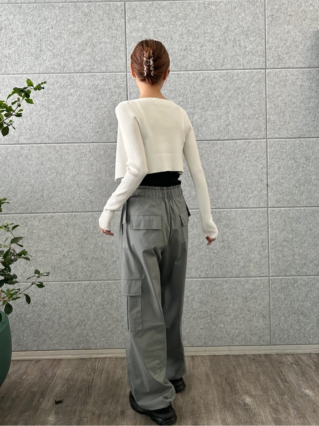 harunaさんの「CODE A｜【Cup-in】design cut camisole」を使ったコーディネート