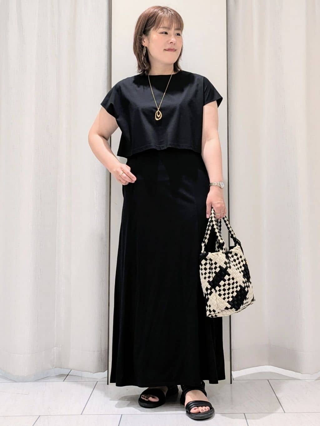 Onumaさんの「UNTITLED｜◆ビッグトップネックレス」を使ったコーディネート