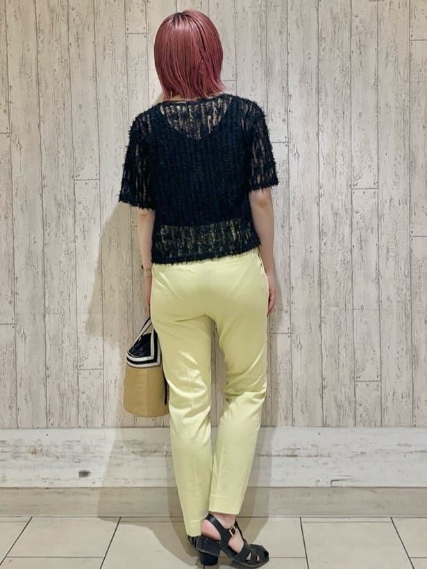 Hana...eさんの「index｜前後2WAY サテンパイピングリブタンクトップ【洗濯機洗い可】」を使ったコーディネート
