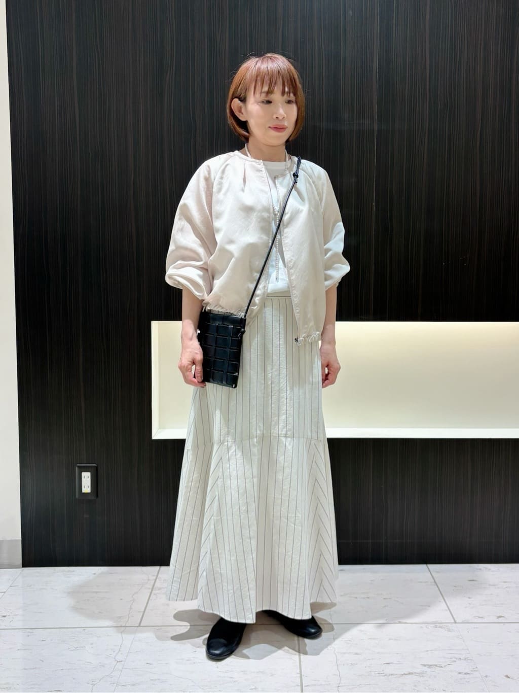 Satoさんの「UNTITLED｜◆【トレンド/洗える/軽い】シアーブルゾン」を使ったコーディネート