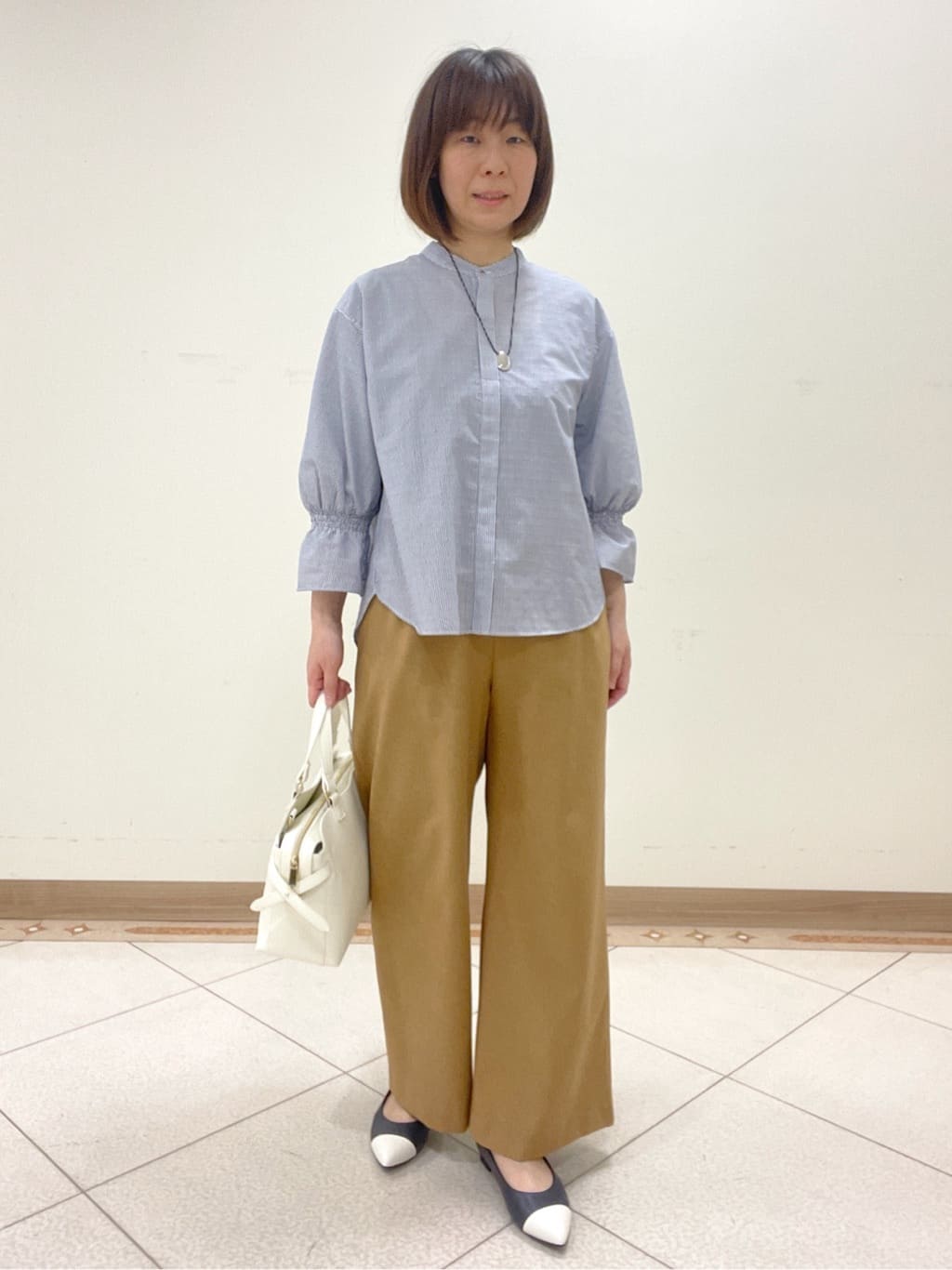 hanaさんの「Reflect｜◆【洗える】キャンディースリーブブラウス」を使ったコーディネート