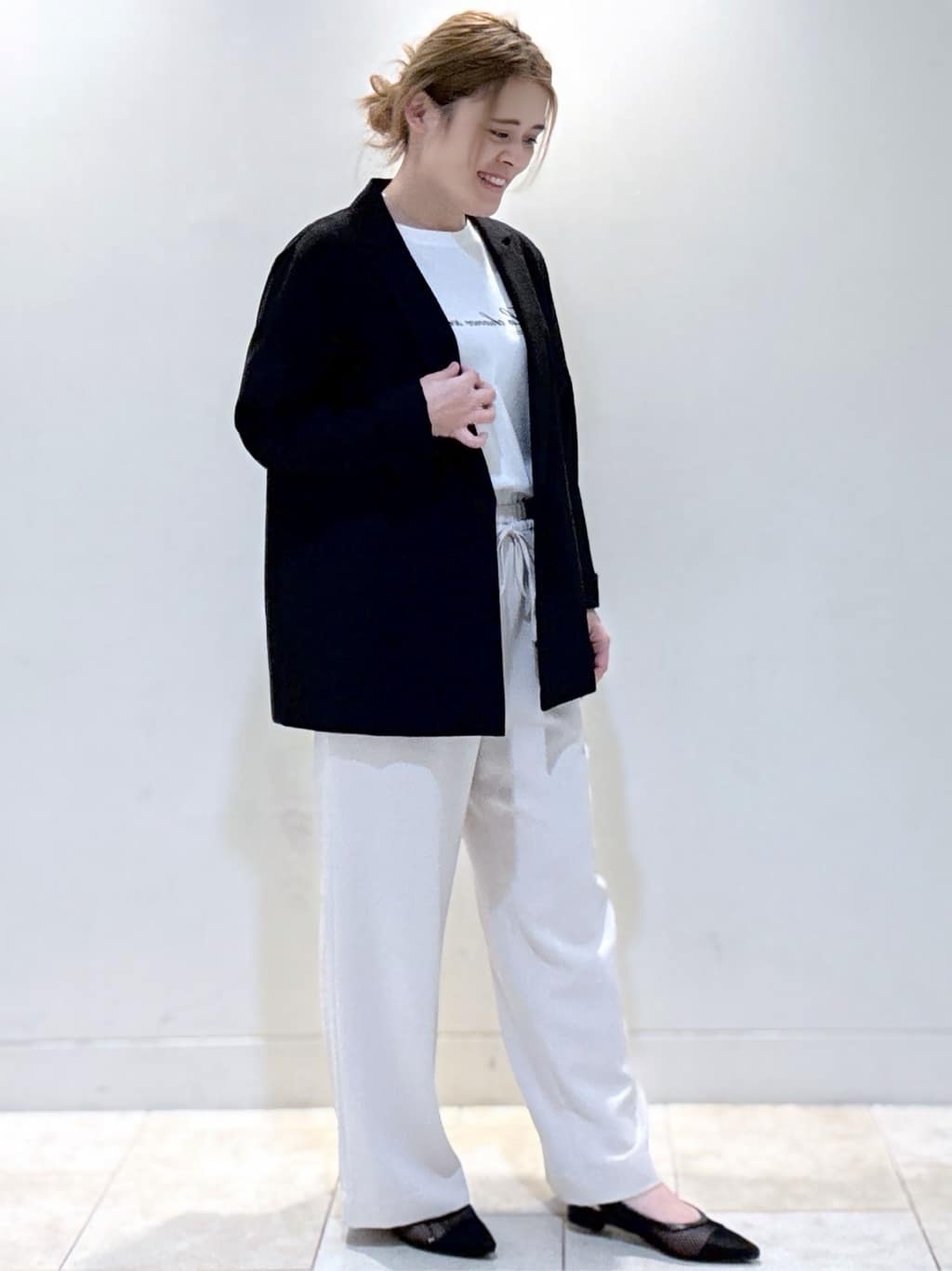 S&auml;K&iuml;さんの「Reflect｜◆【マシンウォッシュ可／セットアップ可／通勤におすすめ】ドライタッチジャケット」を使ったコーディネート
