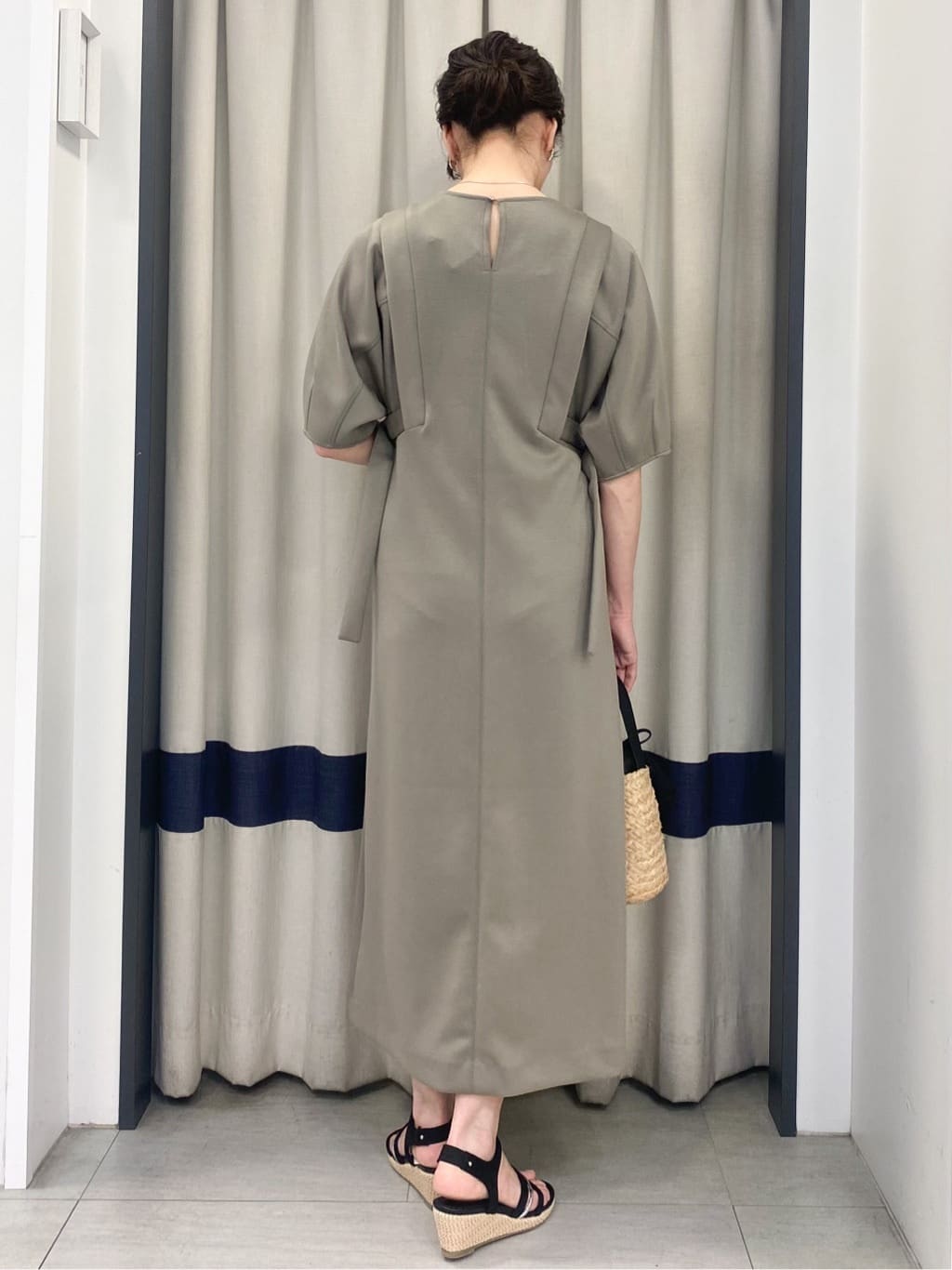 eguchiさんの「grove｜◆ポンチジャージマキシワンピ」を使ったコーディネート