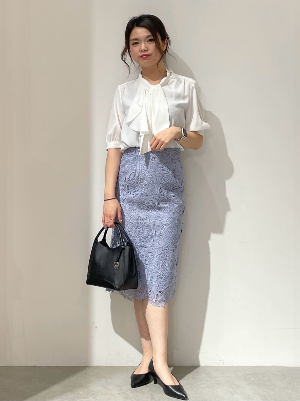kanahoさんの「OPAQUE.CLIP｜【抗菌防臭加工/7cmヒール】ベーシックパンプス/通勤対応」を使ったコーディネート