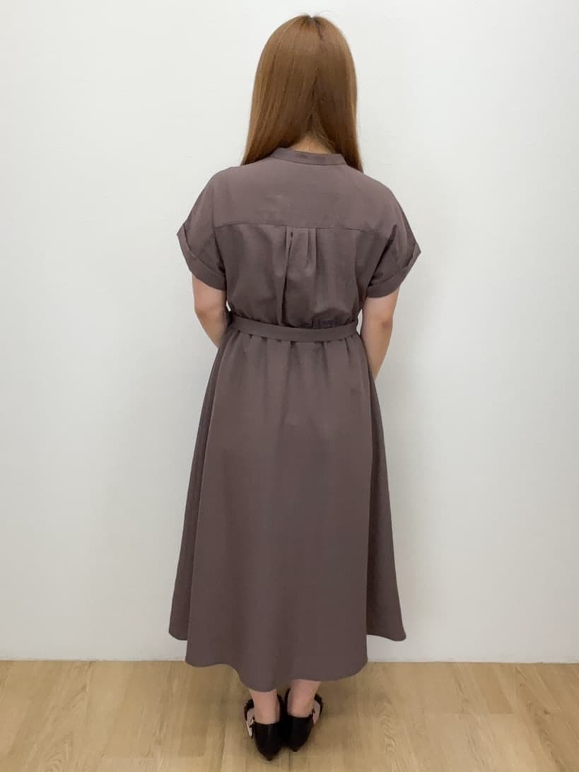 Haruさんの「OPAQUE.CLIP｜《7色展開／XS-LLサイズ》ダブルポケットスキッパーシャツワンピース【吸水速乾／防シワ／イージーア」を使ったコーディネート