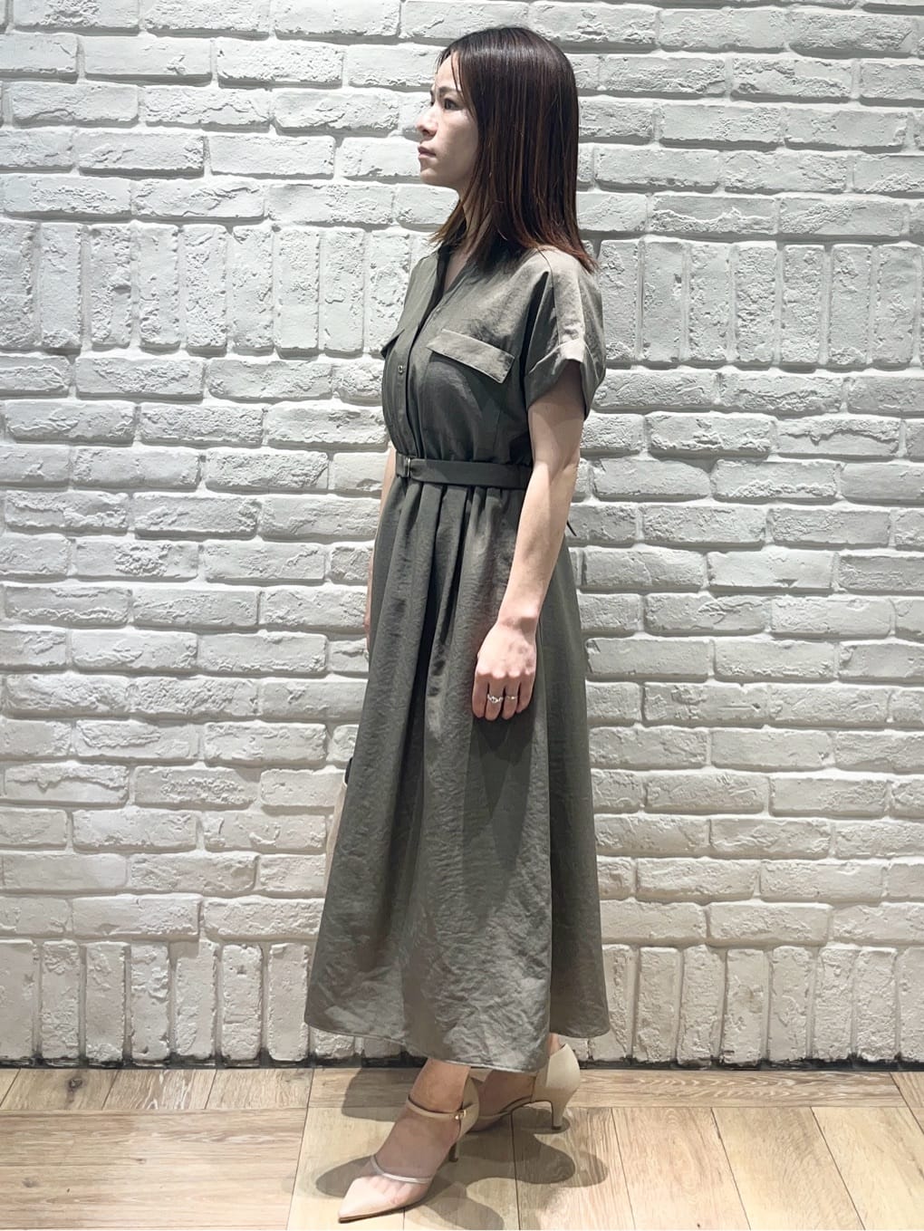 がんさんの「index｜《7色展開／XS-LLサイズ》ダブルポケットスキッパーシャツワンピース【吸水速乾／防シワ／イージーア」を使ったコーディネート