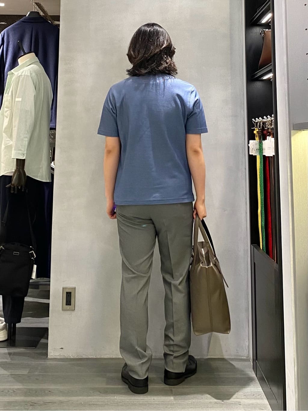 nishiさんの「TAKEO KIKUCHI｜【抗菌防臭／9色5サイズ展開】ハニカムメランジ ポロシャツ」を使ったコーディネート