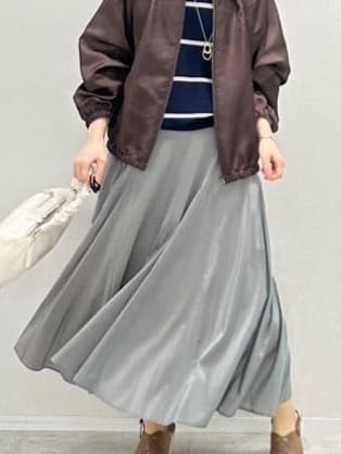 Miwaさんの「UNTITLED｜ライトダブルリングネックレス」を使ったコーディネート