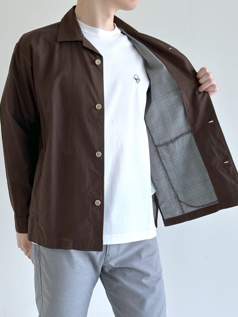 イッシーさんの「TAKEO KIKUCHI｜【Made in JAPAN】播州織 ストレッチ パンツ」を使ったコーディネート