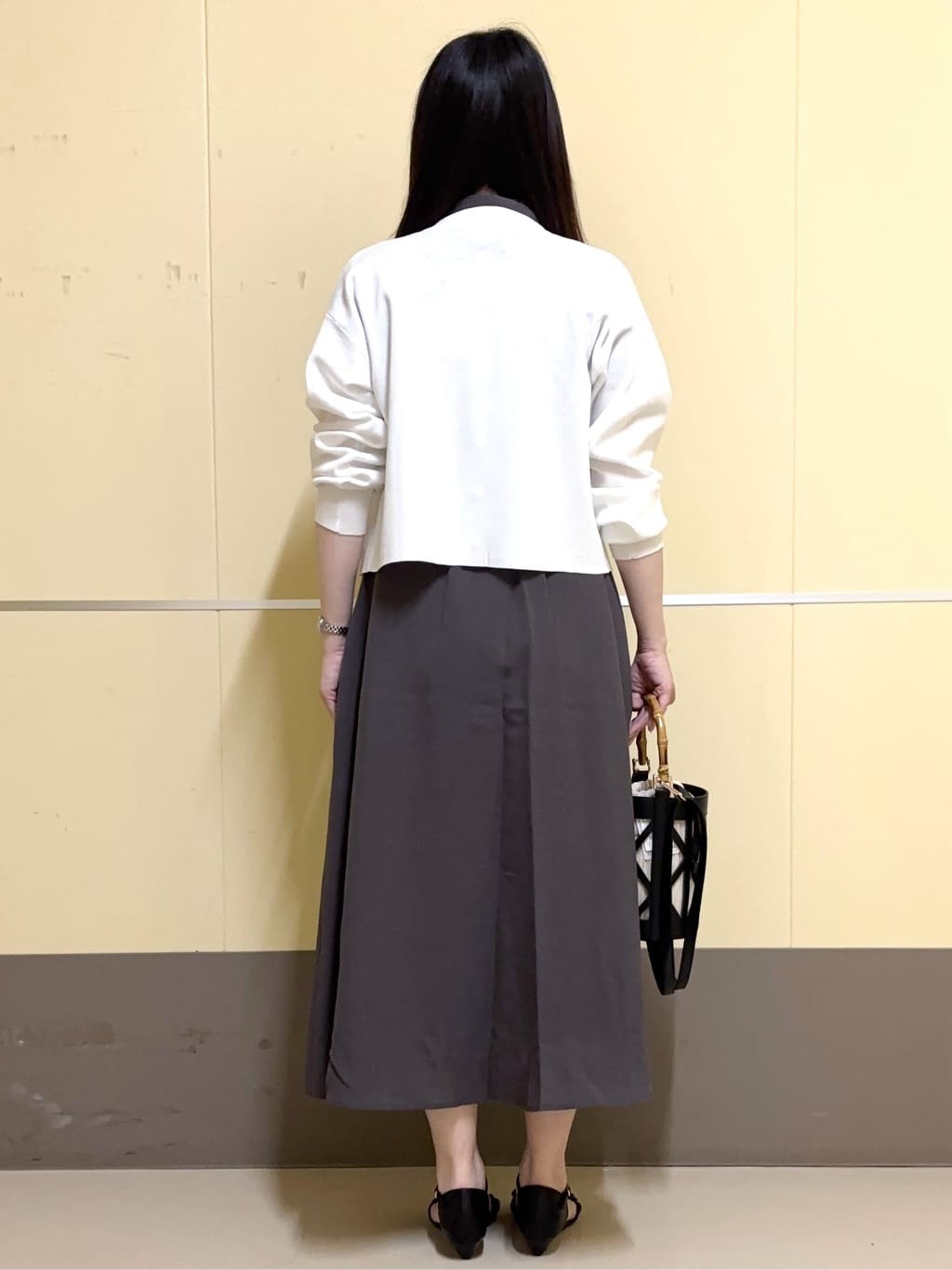 あきさんの「OPAQUE.CLIP｜◆リネンライクシャツワンピース【洗濯機洗い可／吸水速乾／接触冷感】」を使ったコーディネート