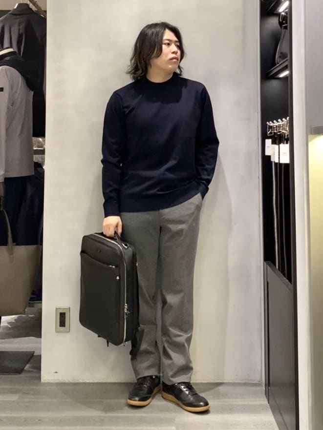 nishiさんの「TAKEO KIKUCHI｜【3WAY/PC対応】コーデュラ(R)コーティング バッグ」を使ったコーディネート