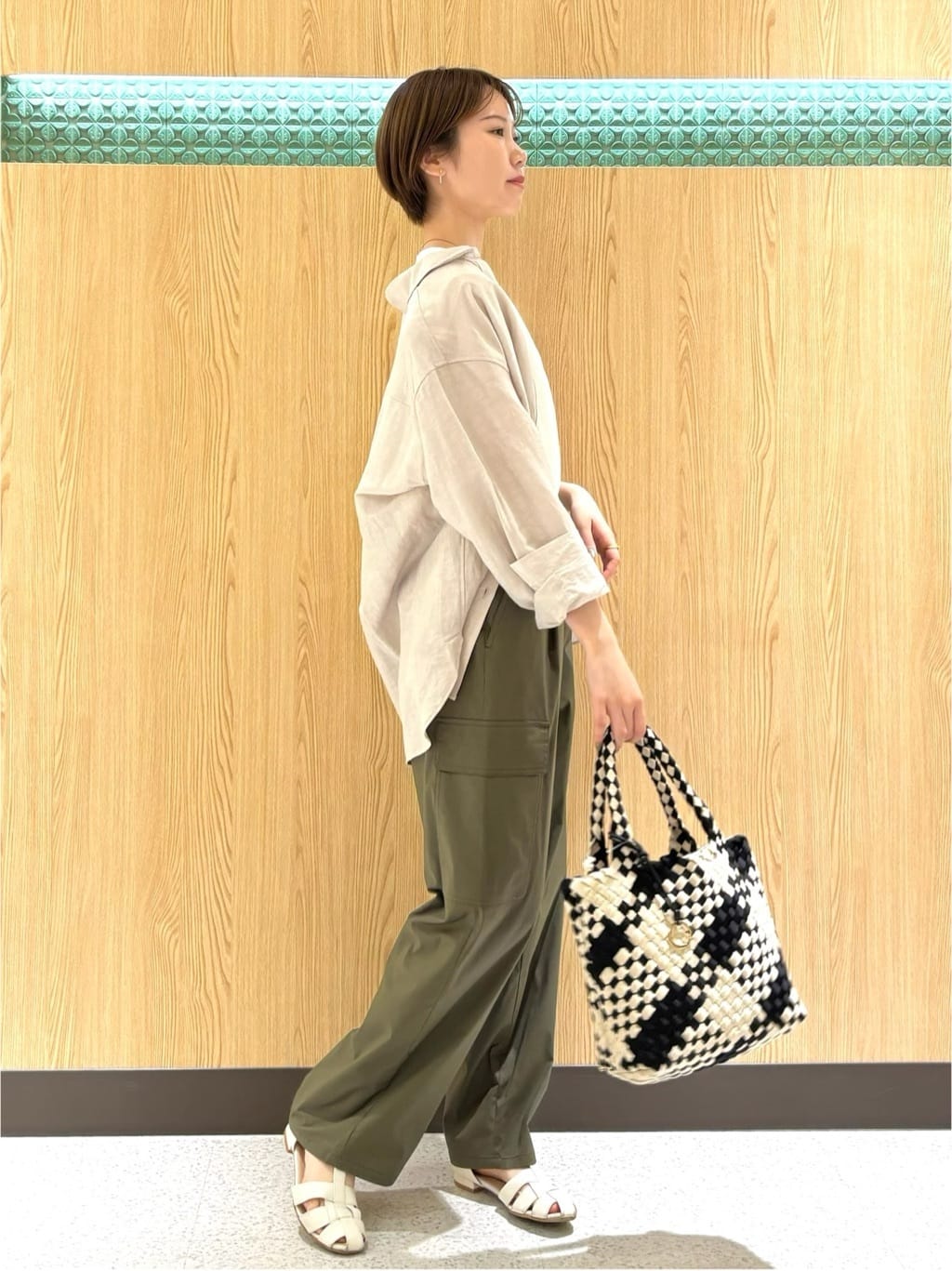 mioさんの「UNTITLED｜【追加/日本製】メッシュベルト」を使ったコーディネート