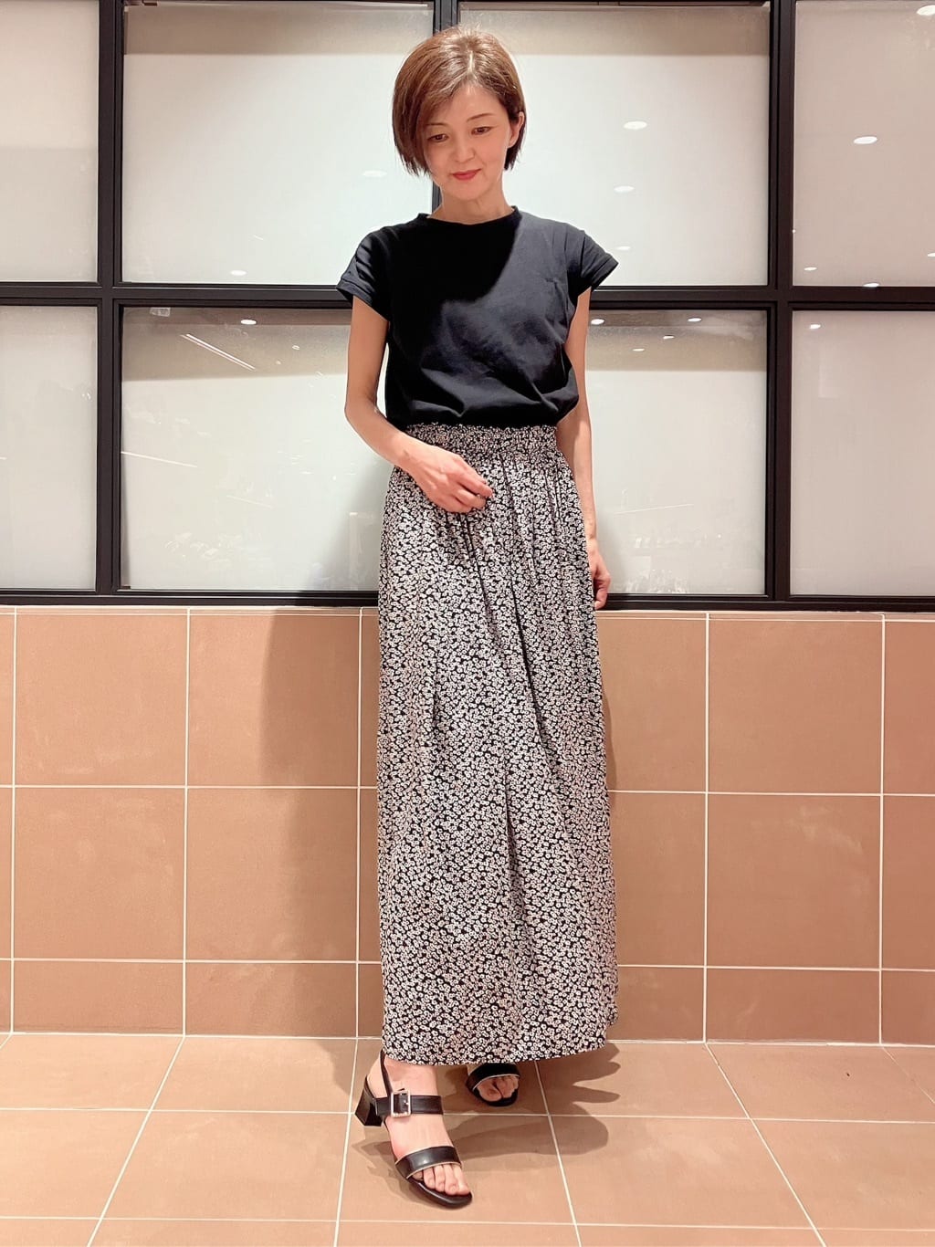 Ｋさんの「ESPERANZA｜配色バックルベルトサンダル」を使ったコーディネート