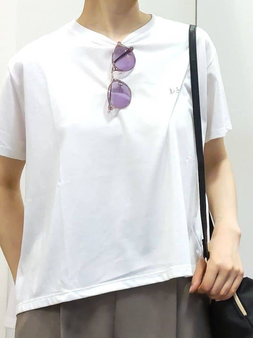 やまちゃんさんの「grove｜【Lee&times;grove別注】HALF SLEEVE FLARE T-SHIRTS」を使ったコーディネート
