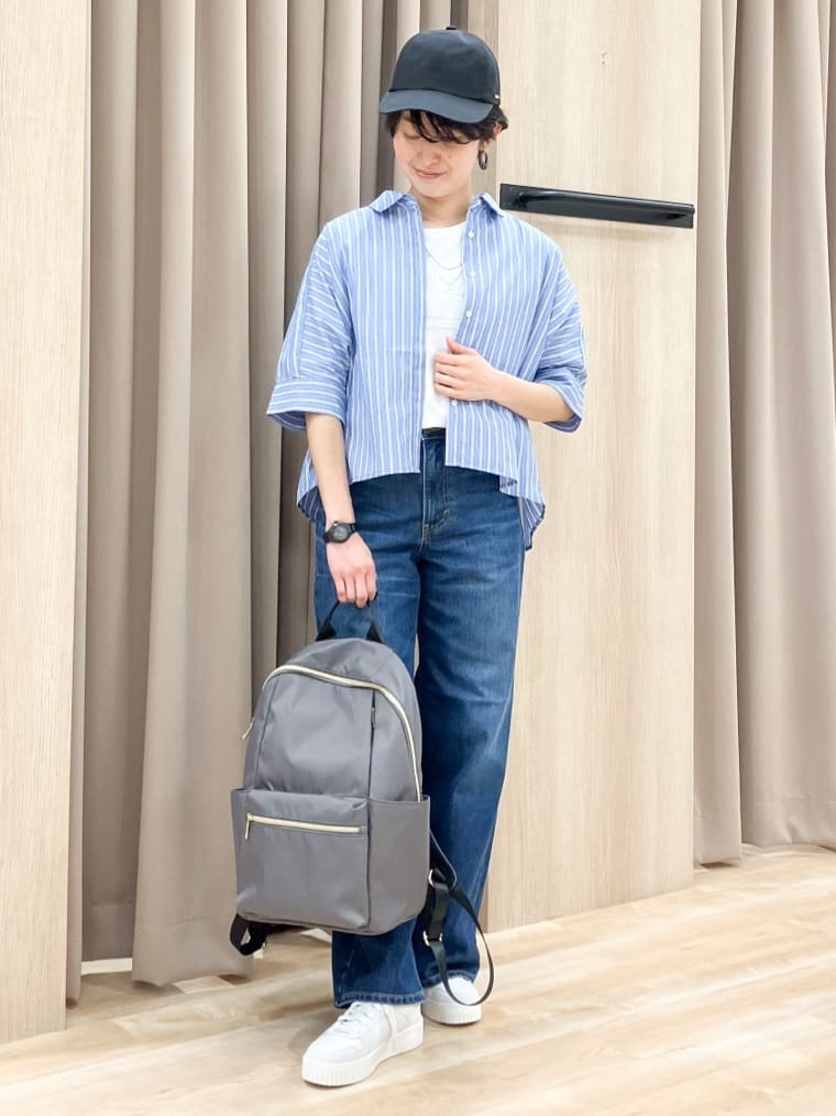 Keiさんの「grove｜【Lee&times;grove別注】WIDE DENIM PANTS」を使ったコーディネート