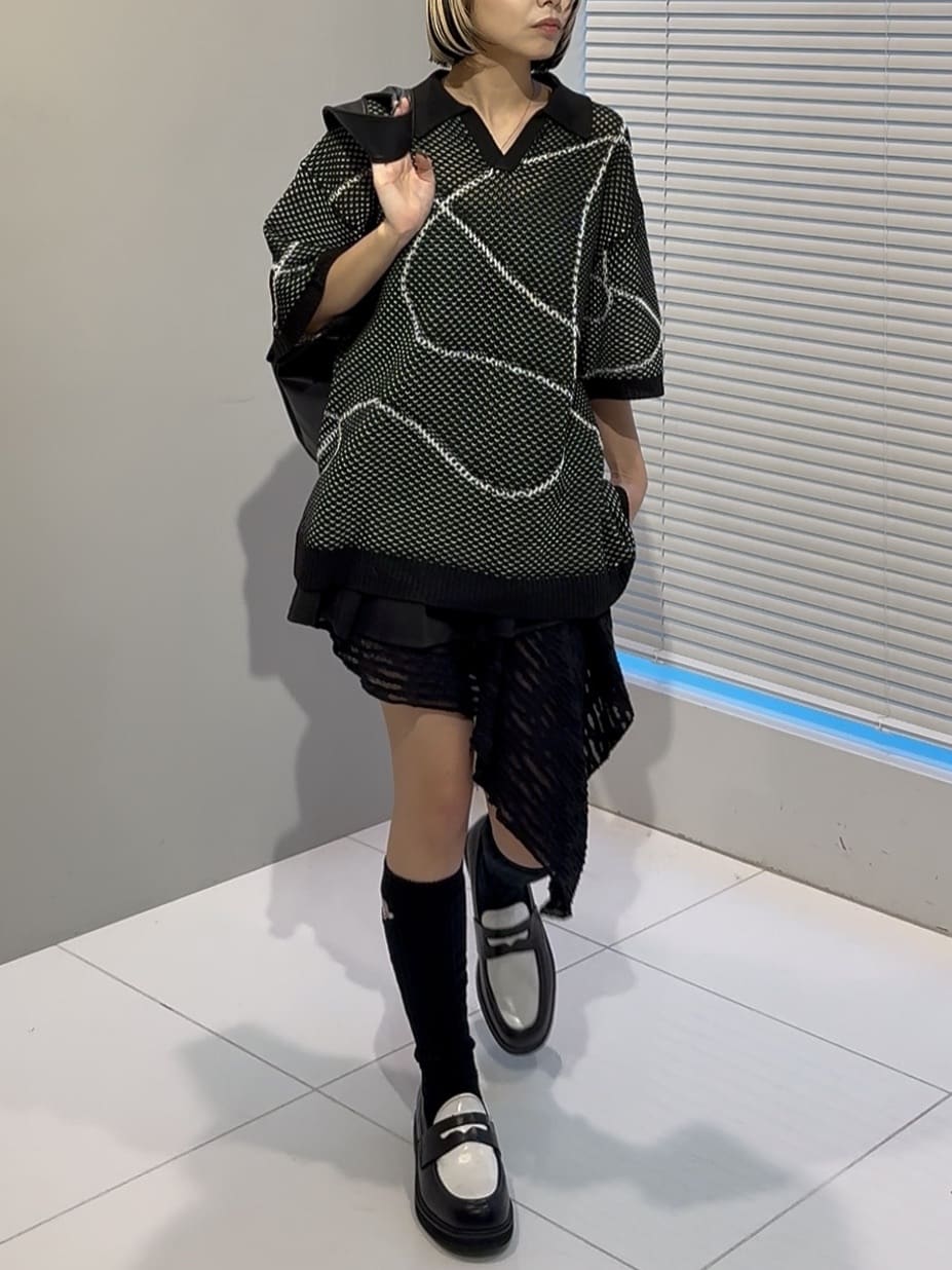 川本葵さんの「tk.TAKEO KIKUCHI｜」を使ったコーディネート
