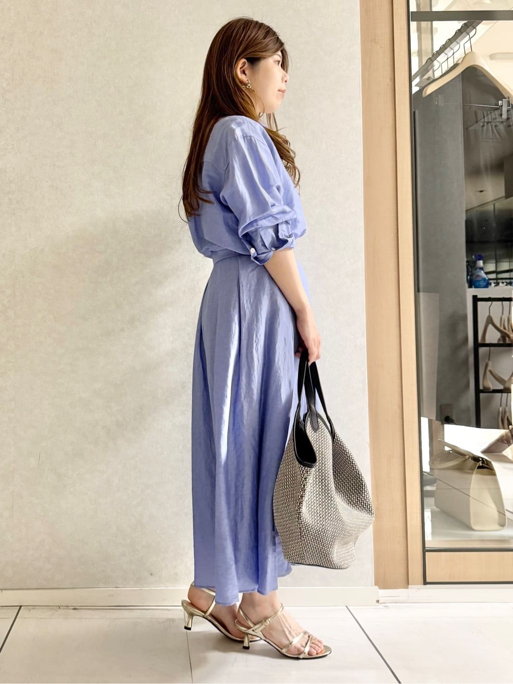 sayuさんの「UNTITLED｜◆【セットアップ可能/手洗い可】リネン混フレアスカート」を使ったコーディネート