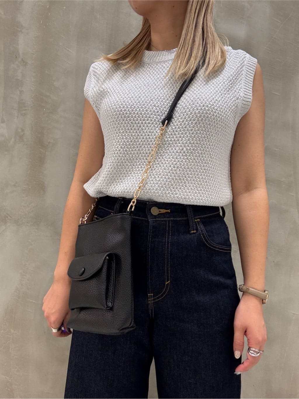 minaさんの「grove｜【Lee&times;grove別注】WIDE DENIM PANTS」を使ったコーディネート