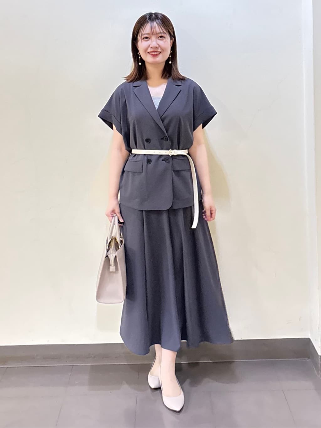 いくみさんの「UNTITLED｜【本革 旬トレンド】ナローベルト」を使ったコーディネート
