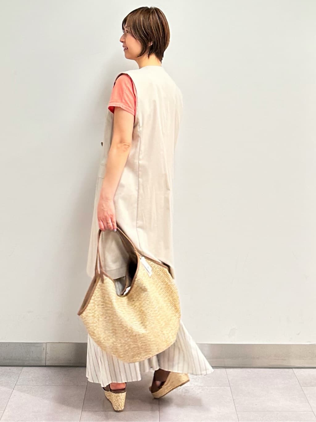 みなこさんの「UNTITLED｜ライトダブルリングネックレス」を使ったコーディネート