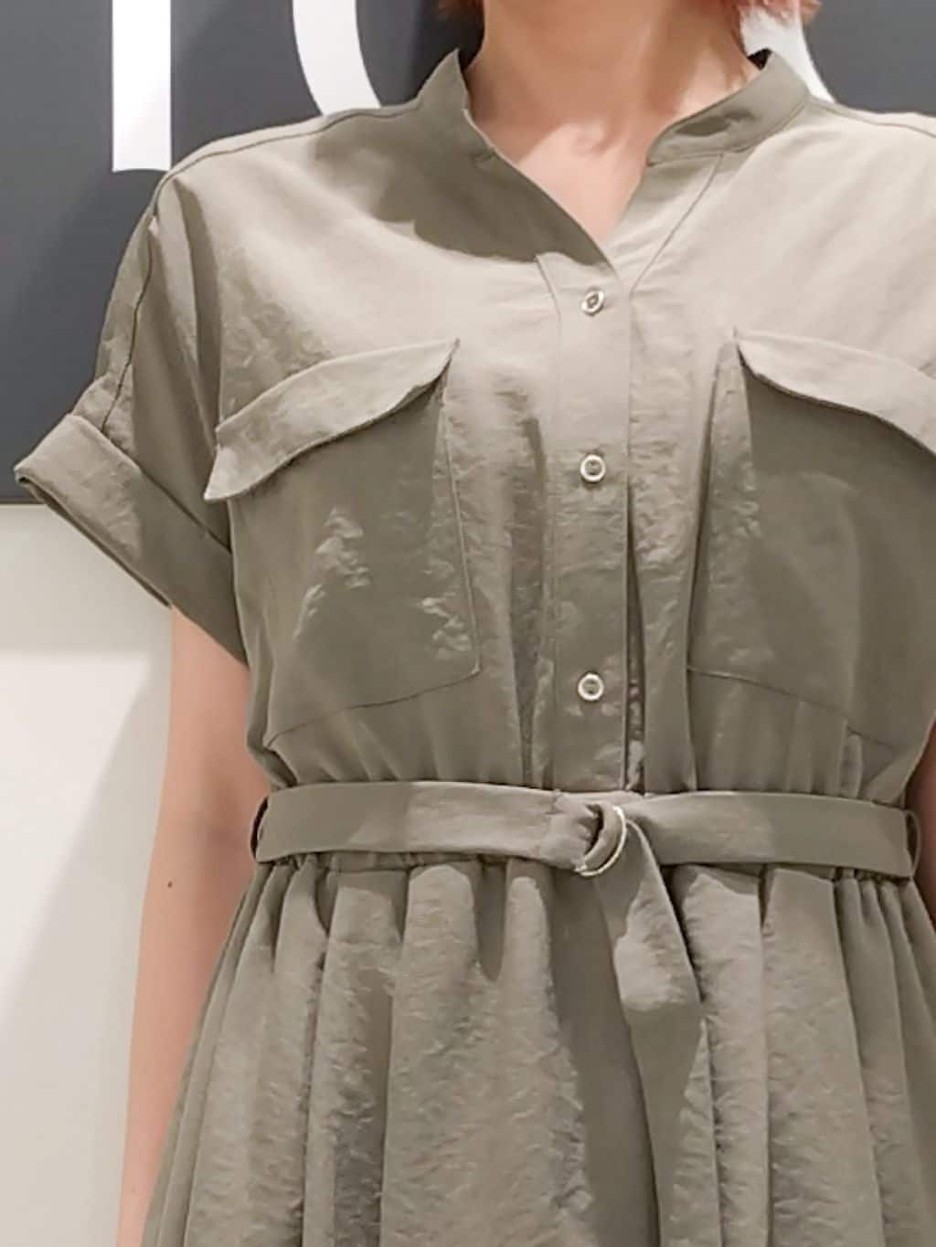 n.さんの「index｜《7色展開／XS-LLサイズ》ダブルポケットスキッパーシャツワンピース【吸水速乾／防シワ／イージーア」を使ったコーディネート